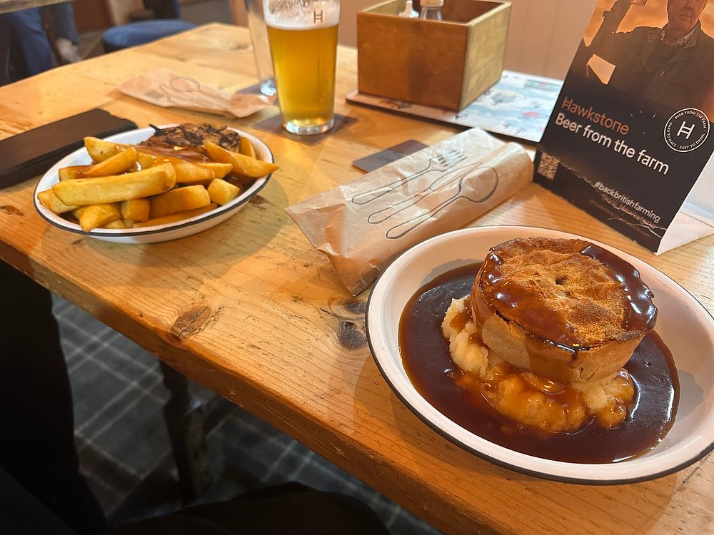 Delicious pub food at Adelphi Vaults